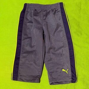 ❤️ 4 for $20 Bundle - Puma Kids Gray and Navy Joggers with Yellow Accents
